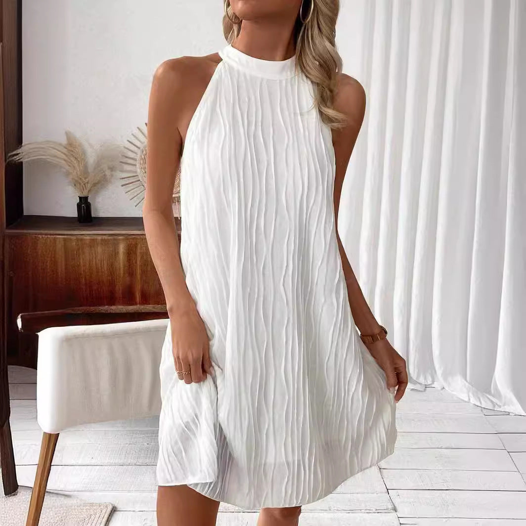Elegantes Damen Neckholder-Kleid – Rückenfrei & Sommerlich